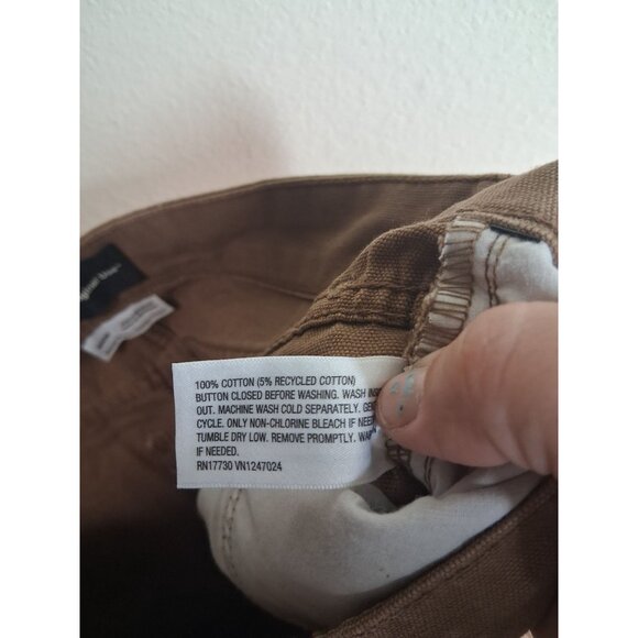 NWT Original Use Denim Jeans Brown Relaxed Carpenter Men's Size 30x30 - Picture 8 of 8